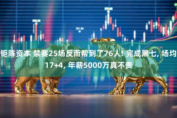 钜阵资本 禁赛25场反而帮到了76人! 完成黑七, 场均17+4, 年薪5000万真不贵
